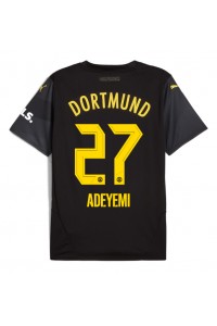 Borussia Dortmund Karim Adeyemi #27 Jalkapallovaatteet Vieraspaita 2024-25 Lyhythihainen